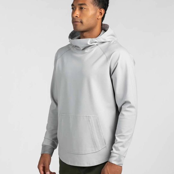 BYLT Basics Other - Bylt Mens Elite Drop Cut Pullover Hoodie Sweatshirt Grey Size Large NWT Comfy